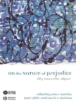 cover image of On the Nature of Prejudice